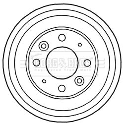 BORG & BECK Jarrurumpu BBR7156